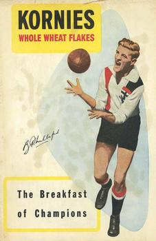 1954 Kornies Champion Footballers - The Breakfast Of Champions (Large) #NNO Bruce Phillips Front
